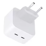 Fonte Tomada iphone samsung Tipo C 40w Duplo Usb C