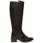 Bota Montaria Feminina de Couro Café Aurora