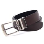 Cinto Masculino Dupla Face Preto Com Café