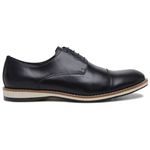 Sapato Casual Masculino em Couro Preto Ravi