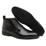 Bota Masculina de Couro Preto Gael