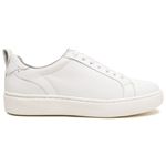 Tênis Casual Masculino em Couro Branco Yaris 