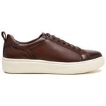 Tênis Casual Masculino em Couro Pinhão Yaris 