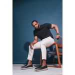 Loafer Orion Couro Preto Sola Tratorada 