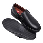 Slip On Couro Preto Cloud All Black