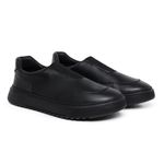 Tênis Core All Black Couro Preto Sola Preta 