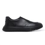 Tênis Core All Black Couro Preto Sola Preta 