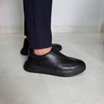 Tênis Core All Black Couro Preto Sola Preta 