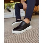 Sapato Masculino Novo Derby Preto John 