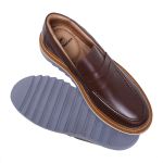 Loafer Orion Couro Café Sola Tratorada 