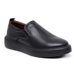 Slip On Couro Preto Cloud All Black