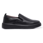 Slip On Couro Preto Cloud All Black