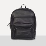 Mochila Masculina Couro Legítimo Preta