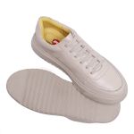 Tênis Wave couro off white sola tratorada