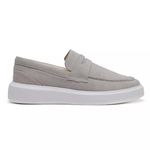 Sapato Loafer Mocassim Master Camurça Gelo