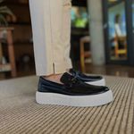 Loafer Mocassim Nexus Couro Preto