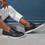Mocassim Masculino Titan Em Couro Preto
