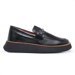 Loafer Mocassim Magnum All Black Couro Preto