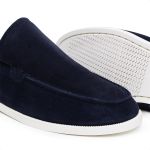 Mocassim Masculino Titan Em Camurça Azul Marinho