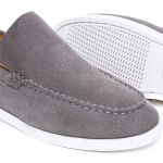 Mocassim Masculino Titan Em Camurça Cinza