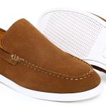 Mocassim Masculino Titan Em Camurça Caramelo 