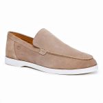 Mocassim Masculino Titan Em Camurça Bege