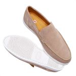 Mocassim Masculino Titan Em Camurça Bege