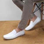 SAPATO MASCULINO MOCASSIM NOYON BRANCO