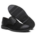 SAPATO MASCULINO DERBY BOSTON PRETO