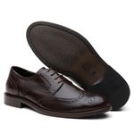 SAPATO SOCIAL DERBY BROGUE BÉLGICA CAFÉ