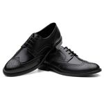 SAPATO SOCIAL DERBY BROGUE BÉLGICA PRETO