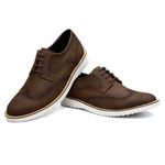 SAPATO MASCULINO DERBY BROGUE MILÃO TABACO