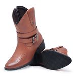 Bota Texana Bernotte Serena - Caramelo