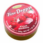 Bala Lata Fine Drops Cereja 200g