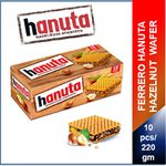 HANUTA DISPLAY 10 STUCK 220GR