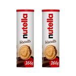 Combo 2 Nutellas Biscuits Tubo 166g