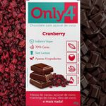 Chocolate Only4 Cranberry 70 % Cacau