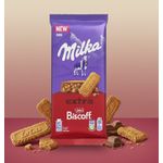 MILKA BARRA BISCOFF 190G