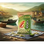 SALGADINHO SHRIMP CRACKER CAMARAO WASABI 75G