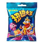 BALA MASTIGÁVEL INSETO SABOR UVA LARANJA E PESSEGO 40G