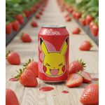 Refrigerante Qdol Pokemon Sabor Morango 330ml 