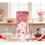BISCOITO POCKY SABOR CREME MORANGO 35G 