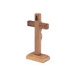 Crucifixo madeira de mesa 12cm- 