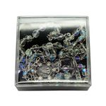Terço Cristal Vidro Irisado Transparente Nossa Senhora Aparecida 