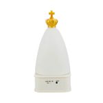 Luminária Nossa Senhora Aparecida Base Branca 20.5cm