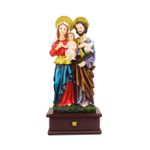 Imagem em Resina Sagrada Família 23 cm com gaveta