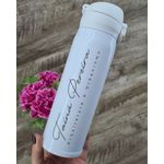 Garrafa Térmica -Branca- 400 ml - Personalizada 