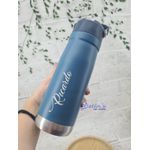 Garrafa Térmica - Azul- 650 ML - Personalizada 