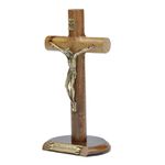 Crucifixo de Mesa Cilíndrica 17 cm- Eis o Cordeiro de Deus