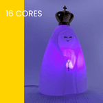 Luminária Nossa Senhora Aparecida LED RGB com fio